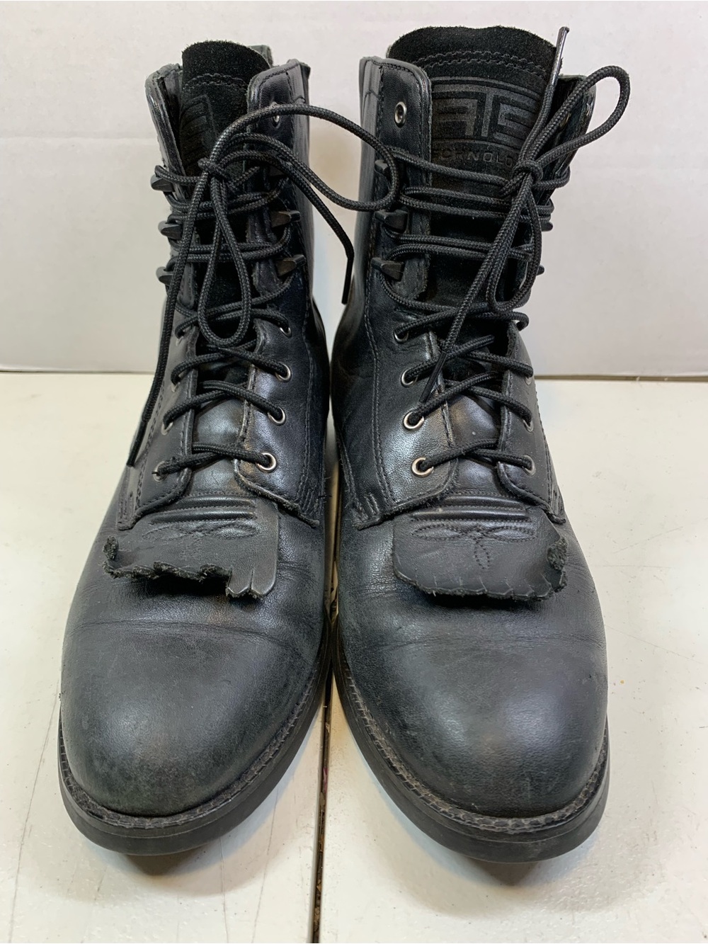 Ariat Women’s Heritage Lacer II Black Leather Lace Up 7.5 Boots.
